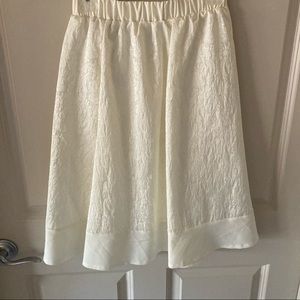Modest Cream Special Occasion Skirt